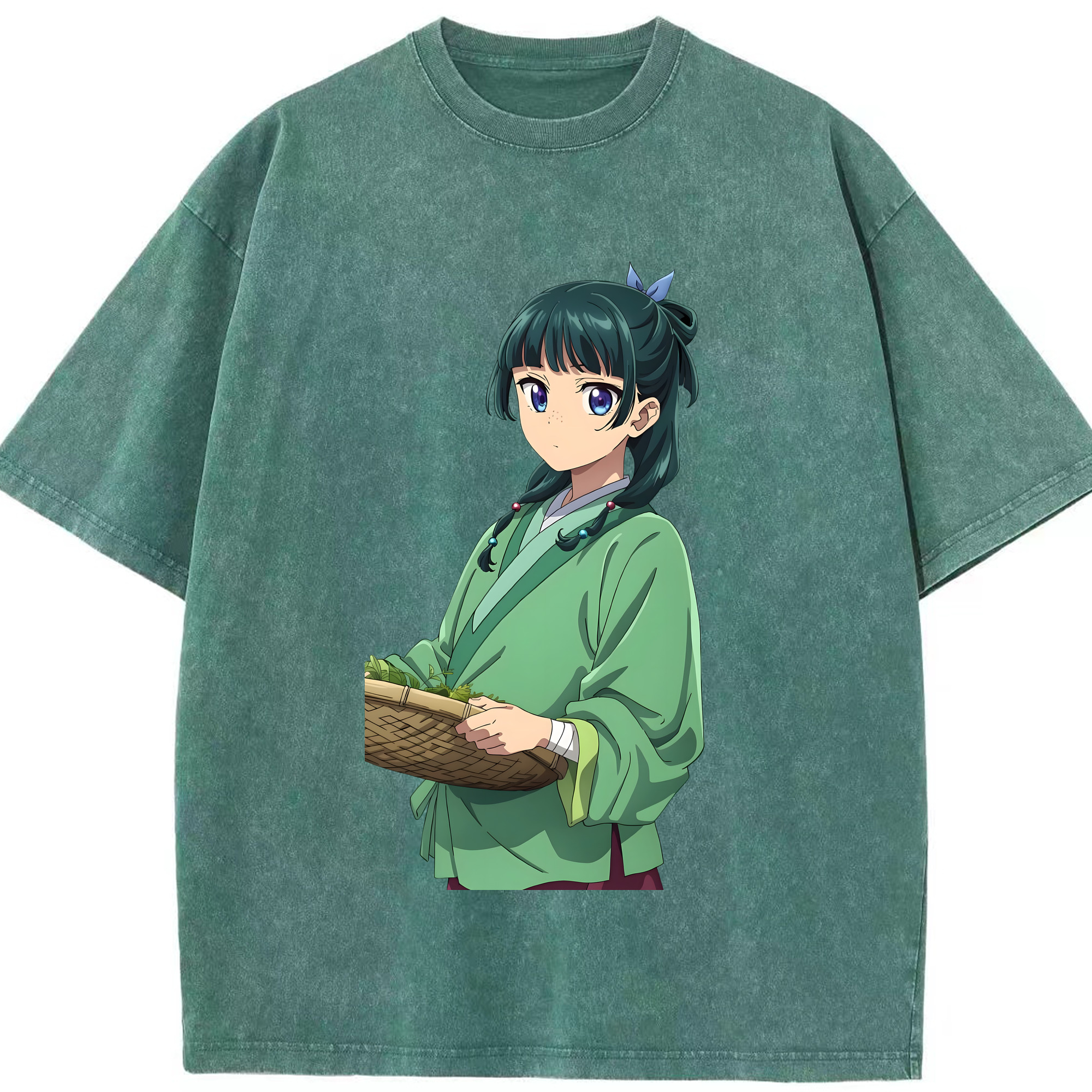（画像用） 薬屋のひとりごと The Apothecary Diaries 綿100% ヴィンテージ風 半袖Tシャツ（フロントプリント）